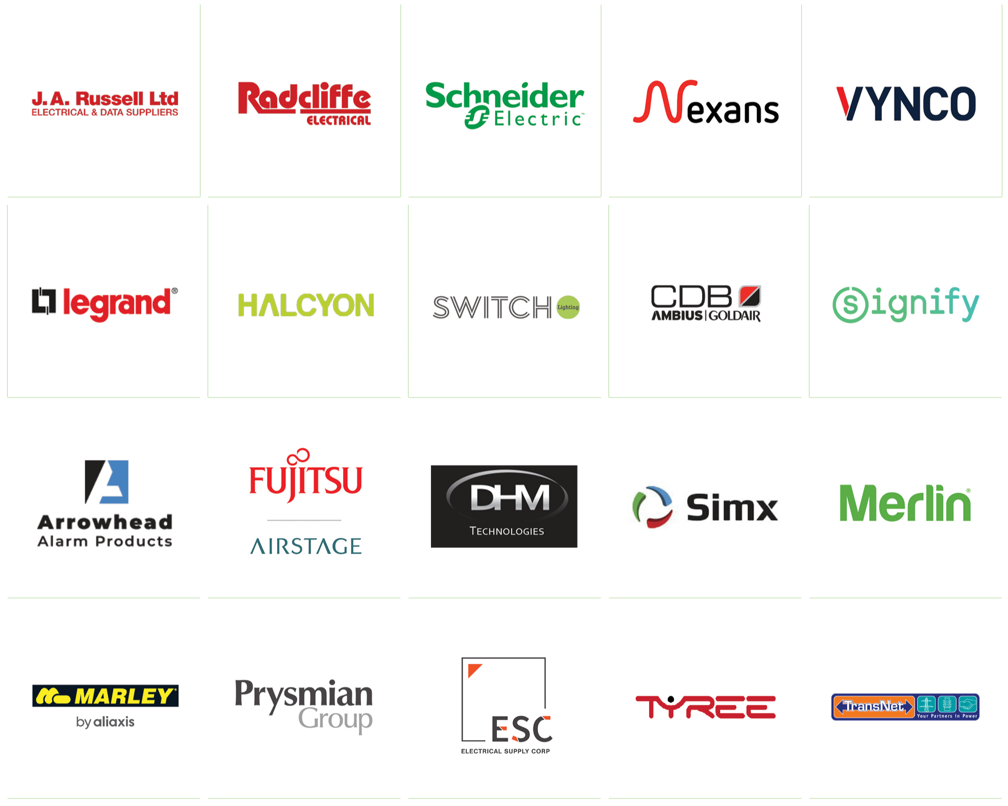 Grid of suppliers-1