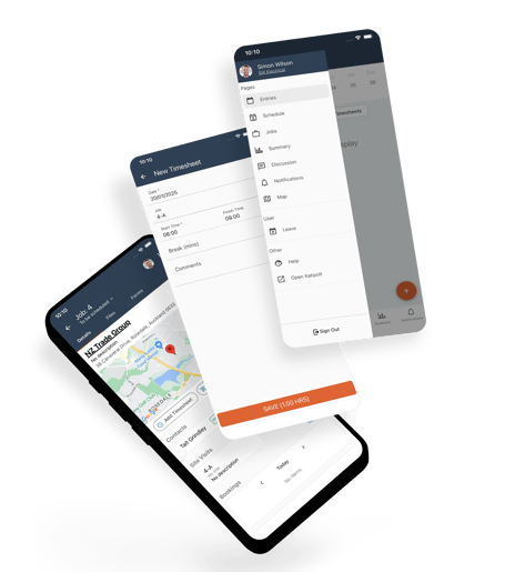 Isolated Phone Screens